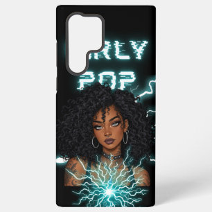 Samsung Galaxy S22 Ultra Funda para teléfono Girly Pop Lightning 