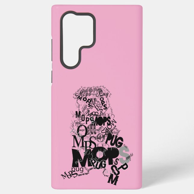 Samsung Galaxy Funda para teléfono incipio con #pug (Reverso )