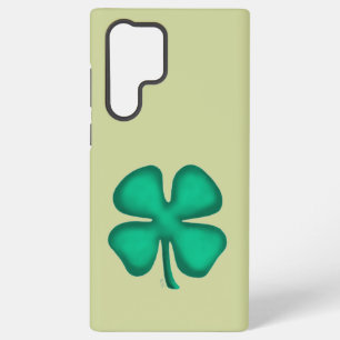 Samsung Galaxy S22 Ultra Funda para teléfono Lucky 4 Leaf Irish Clover verd