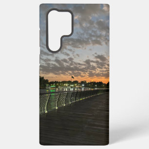 Samsung Galaxy S22 Ultra Funda para teléfono Paseo marítimo al atardecer - 