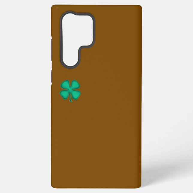 Samsung Galaxy Funda para teléfono S22 Lucky 4 Leaf Irish Clover  (Reverso )