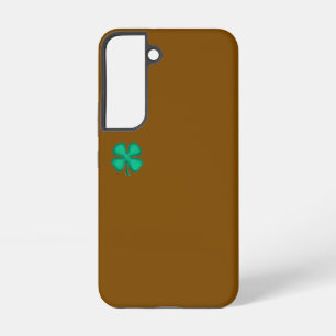 Funda Para Samsung Galaxy S22 Funda para teléfono S22 marrón trébol irlandés Luc