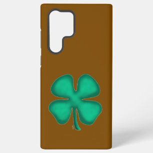 Funda Para Samsung Galaxy S22 Ultra Funda para teléfono S22 marrón trébol irlandés Luc