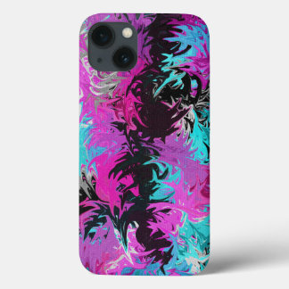 Samsung Galaxy Note 4 Funda de Fire Pink and Blue