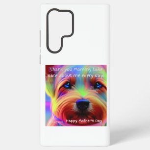 Samsung Galaxy S22 Ultra Funda Perro Cute Para Mad
