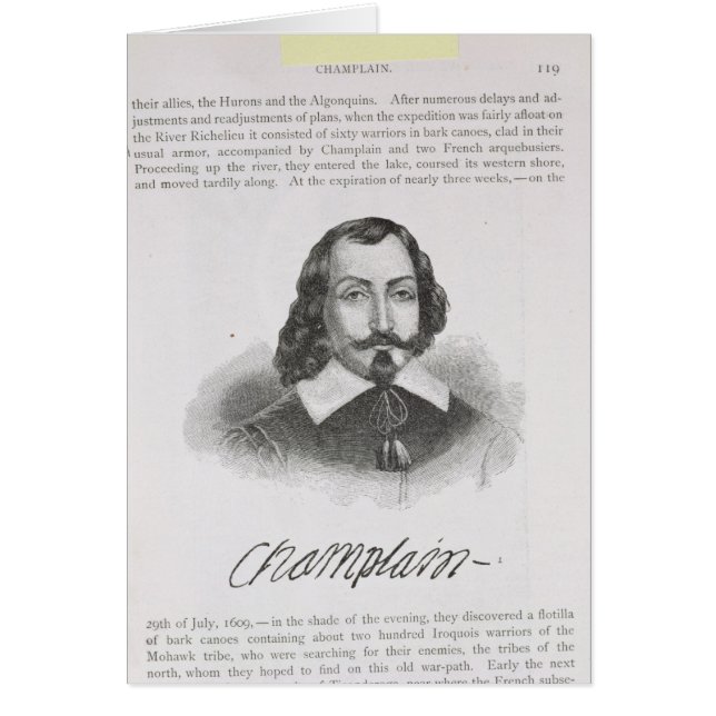 Samuel de Champlain (Frente)