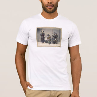 Samurai 3 en camiseta japonesa de la foto del