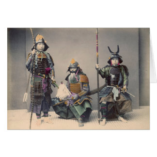 Samurai 3 en foto del vintage de la armadura