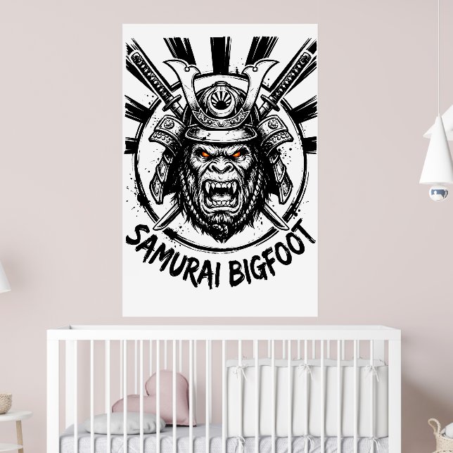 Samurái Bigfoot : Arte Sasquatch Guerrero Japonés (Guardería 2)