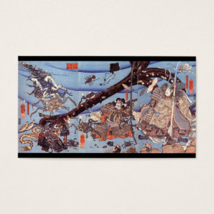 Samurai C. de pintura japonesa 1800's