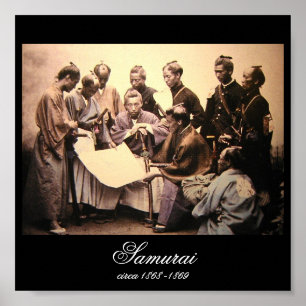 Samurai circa 1868-1869 posters (de la foto)