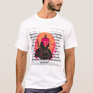 Samurái de Calabaza Espeluznante Camiseta de Hallo