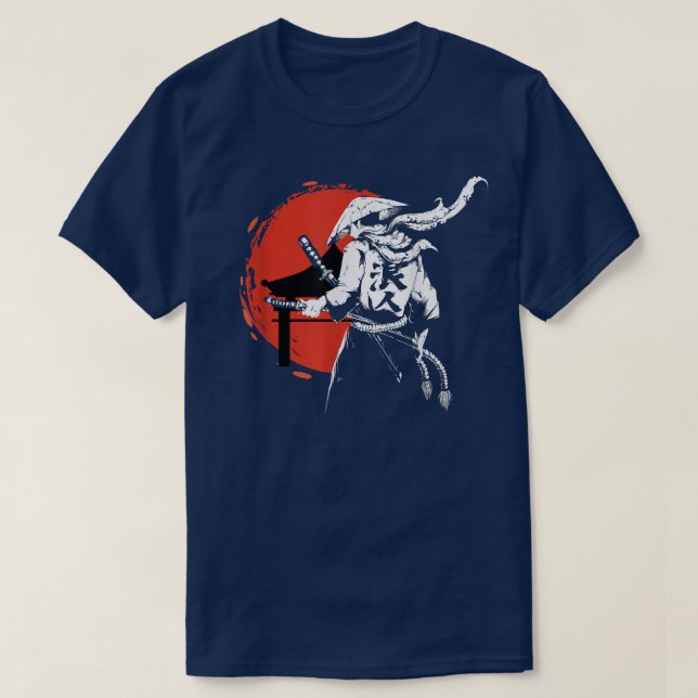 Samurai Espada Samurai Camiseta Samurai (Diseño del anverso)