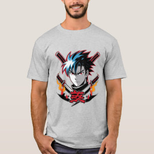 Samurai Soul   Camiseta de Anime Guerrero para Hom