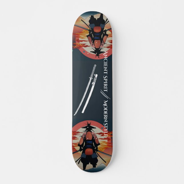 Samurai warrior Skateboard (Anverso )
