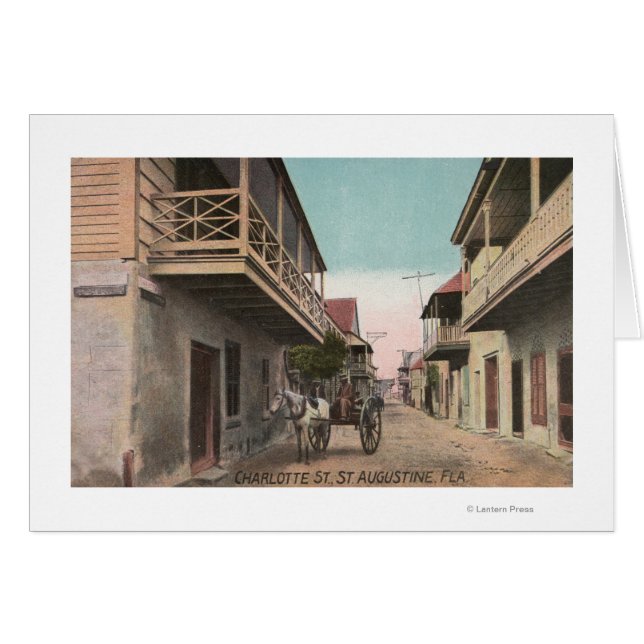San Agustín, Florida - Vista de Charlotte St. (Anverso (Horizontal))