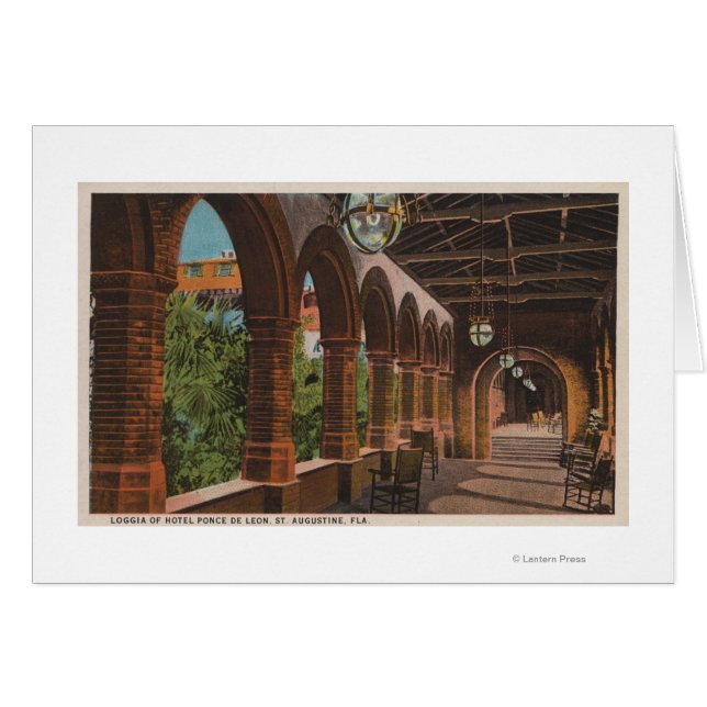 San Agustín, Florida - Vista del Hotel Ponce de (Anverso (Horizontal))