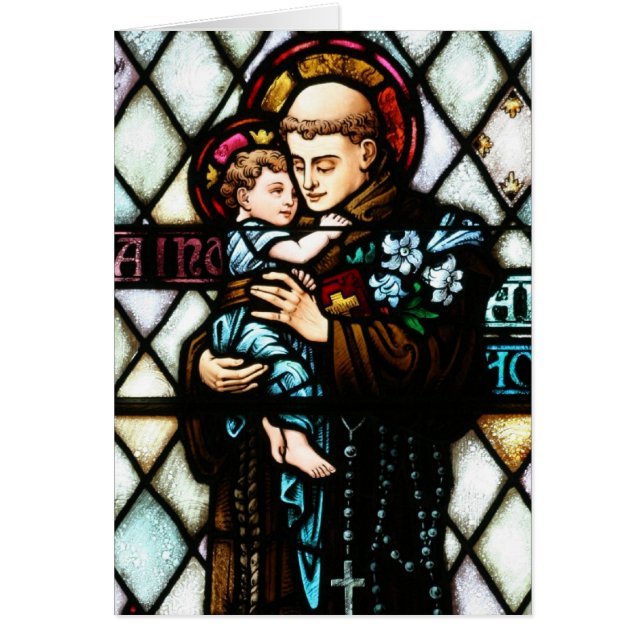 San Antonio de Padua sosteniendo a un niño (Frente)