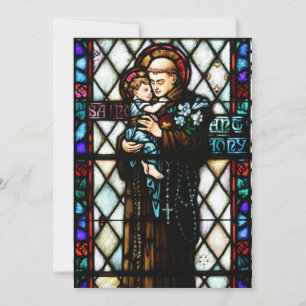 San Antonio de Padua sosteniendo a un niño