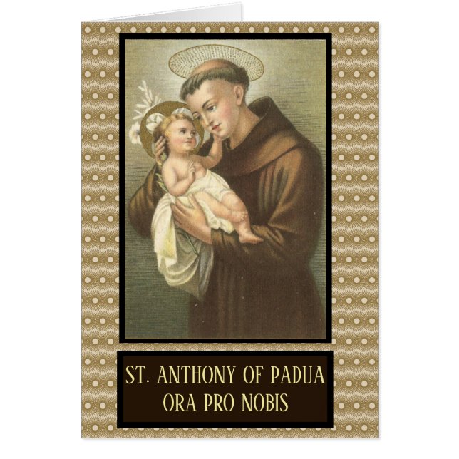 San Antonio del bebé Jesús de Padua (Frente)