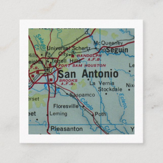 San Antonio hemos movido nueva tarjeta de direcció (Anverso)