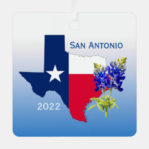San Antonio Texas, Contorno y Ornamento de Bluebon