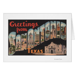 San Antonio, Texas - Escenas de letras grandes