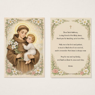 San Antonio y el Niño Jesús Oración de los Niños F