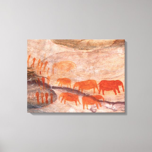 San, arte rupestre de Bushman, Cederberg Wildernes (Anverso)