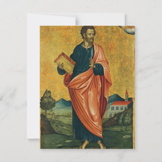 San Bartolomé el ícono ortodoxo del Apóstol (Anverso)