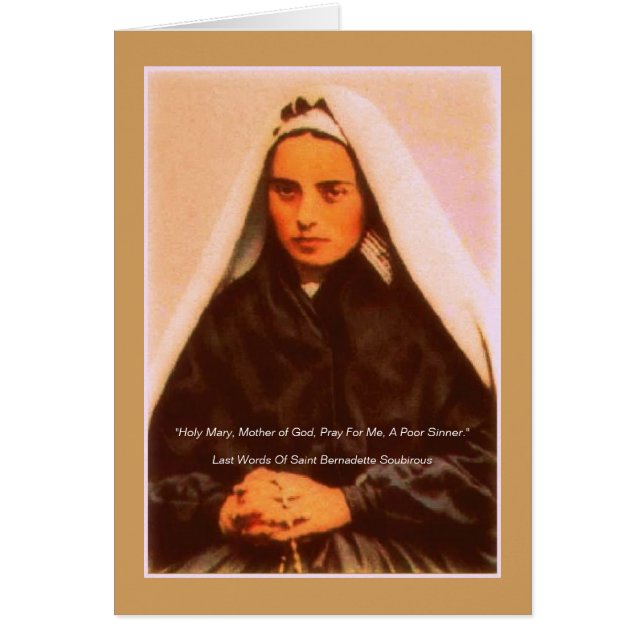 San Bernadette De Lourdes (Frente)