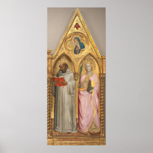 San Bernardo - Agnolo Gaddi Póster de Arte Fino