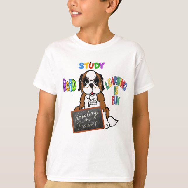 San Bernardo - Camiseta para niños de Slobbers (Anverso)