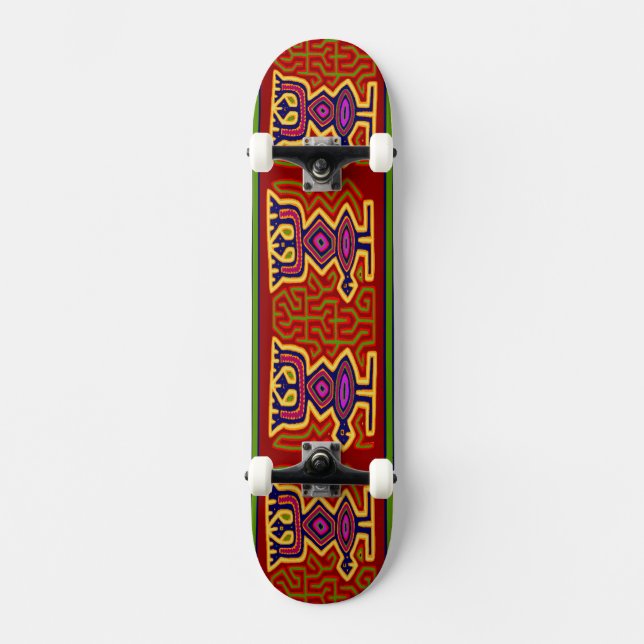 San Blas Tribal Skateboard (Anverso)