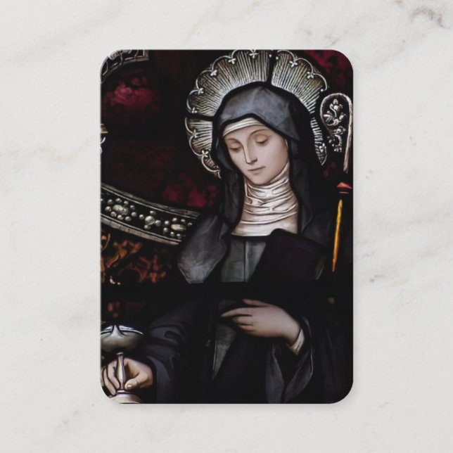 San Brigid de Kildare Tarjeta Sagrada Religiosa (Anverso)