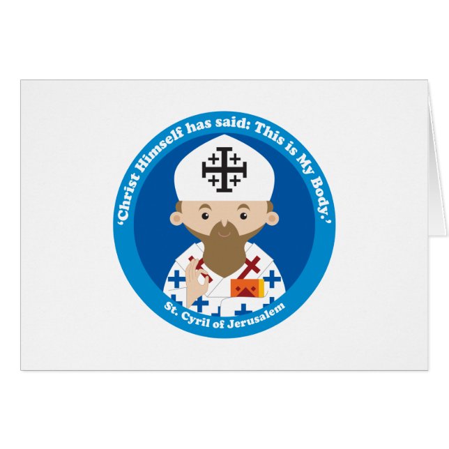 San Cirilo de Jerusalén (Anverso (Horizontal))