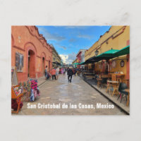 San Cristóbal de las Casas, postal de México