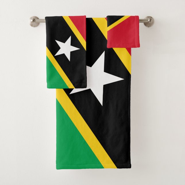San Cristóbal Y Nevis Bandera Independencia Caribe (In situ)