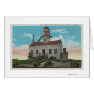 San Diego, CA - faro español viejo en