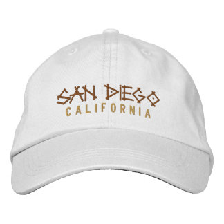 San Diego California Embroidered Gorra