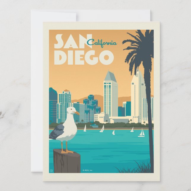 San Diego, California | Reserva la fecha (Anverso)