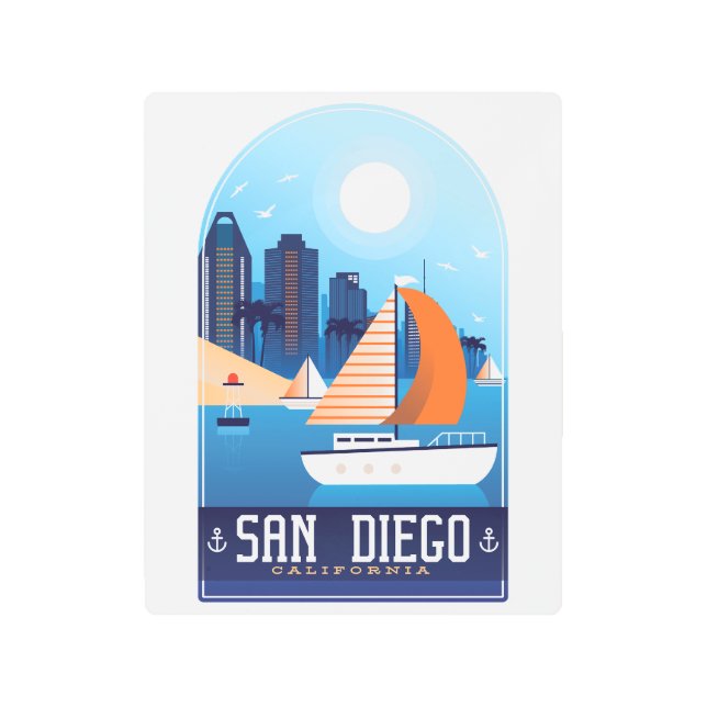 San Diego California Viajes de viaje arte mural Me (Anverso)