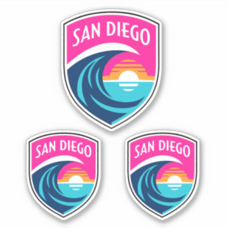 SAN DIEGO - CLUB DE FÚTBOL PEGATINAS DE EQUIPO NWS