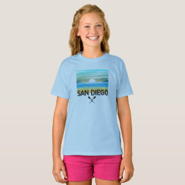 San Diego Design - Camiseta básica para Chicas