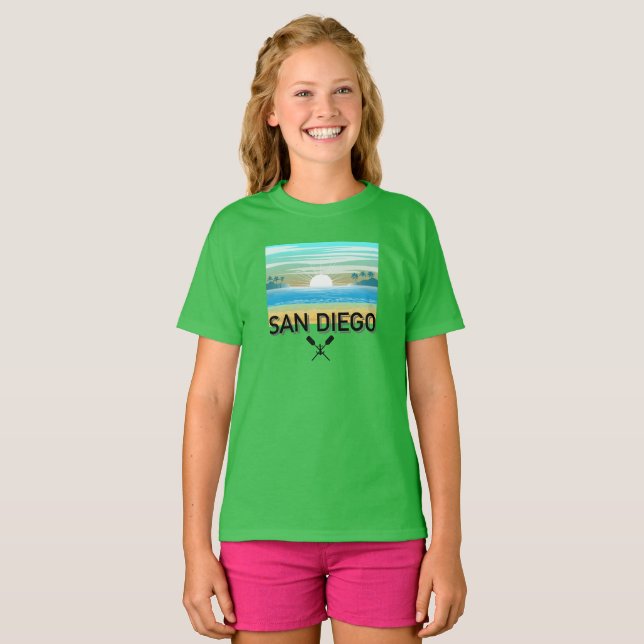 San Diego Design - Camiseta básica para Chicas (Anverso completo)