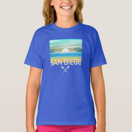 San Diego Design - Camiseta básica para Chicas
