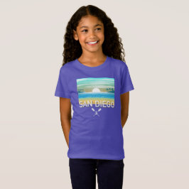 San Diego Design - Camiseta fina de Jersey para Ch