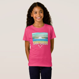 San Diego Design - Camiseta fina de Jersey para Ch