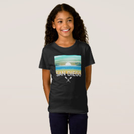 San Diego Design - Camiseta fina de Jersey para Ch
