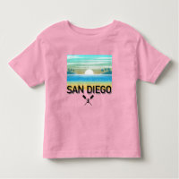 San Diego Design - Pequeño camiseta fina de Jersey